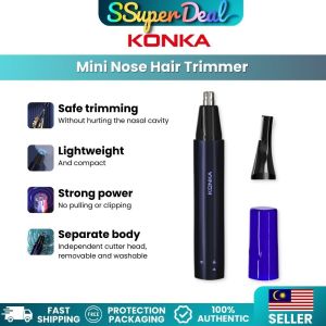 Konka Nose Hair Trimmer Portable Nose Ears Hair Trimmer 鼻毛修剪器 (KBMQ-011)