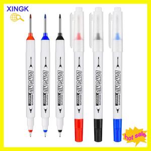 XINGK Double-Pointed Marker Pen Deep Hole Metal Bathroom Woodworking Tile Screw Deep Hole 20mm Dash Pen Marker Pen