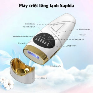 Máy Triệt Lông Vĩnh Viễn Tại Nhà Triệt Lạnh Êm Dịu Tích Hợp Trẻ Hoá Da Sáng Mịn SAPPHIRE - Công Nghệ Mới Nhất 2026