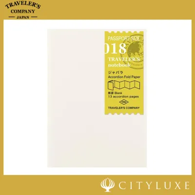 TRAVELERS notebook Passport Size Refill Accordion Fold Paper Watercolor Paper Travelers Notebook Refill Passport Size