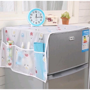 Taplak Kulkas Mesin Cuci Penutup Sarung Cover Alas Kantong Storage Sarungan Tutup Waterproof