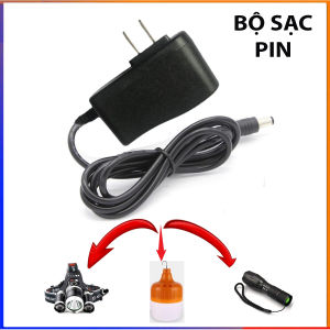 Cục sạc pin cho các loại đèn pinđèn đội đầu bóng đèn tích điện