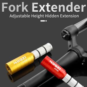 SERAPHYXO อลูมิเนียมอัลลอยด์ ตัวขยายก้านโช้ค ประเภทที่มองไม่เห็น 28.6 ส่วนต่อขยายก้านแฮนด์ ตัวยกก้านแฮนด์จักรยาน ป้องกันการลื่น อะแดปเตอร์ยกแฮนด์ จักรยานเสือภูเขา