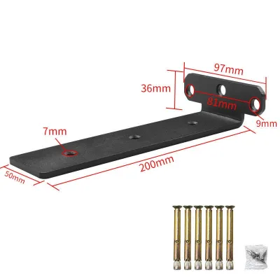Heavy Duty Floating Shelf Bracket / Wall Mount Thickened Hidden Shelves Hardware / Metal Wall Shelving Support