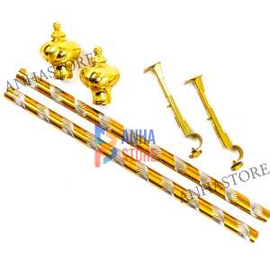 FULLSET BATANG GORDEN BESI GORDENG 50 CM - 1 M  1.5 M - 2 M / TIANG HORDENG 1 SET MURAH PIPA GORDEN