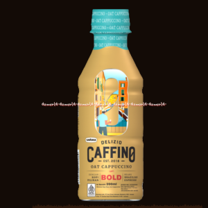Delizio Caffino Milky Espresso 200ml Oat Cappucino Susu Cair Siap Minum Delisio Savoria Cita Rasa Kopi Kuat Kental