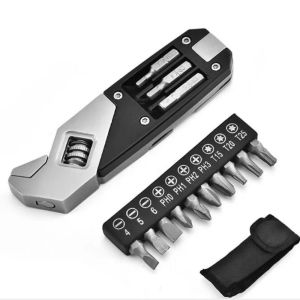 DBP1099 Batch Header Adjustable Wrench Allen Wrench Hexagonal Wrench Pliers Portable Stainless Steel Folding Pliers Combination Household