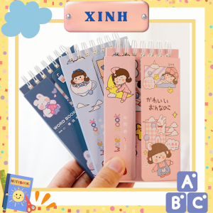 Set 2 Cuốn Sổ học từ vựng tiếng anh hàn nhật nhiều mẫu cute