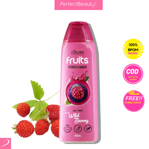 Natures Organics Fruits Wild Berry (500ml) (Shampoo/Conditioner) - Rambut Normal