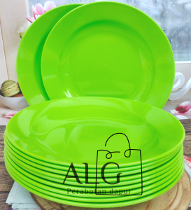 PROMO 12 PCS PIRING 22CM MANGKOK SEMI MELAMINE MIE SOTO RAMEN BAKSO JEPANG SET