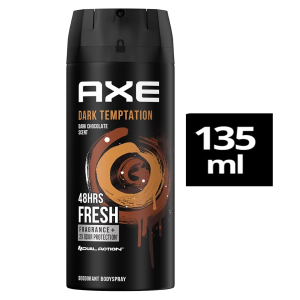 Axe Choco Dark Temptation Body Spray 135mL Deodorant Fragrance * SAVE P110