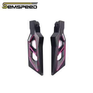 SEMSPEED Motorcycle CNC Rear Footpegs Foot Rest Pegs Footrests Matting For Zontes 150X 2026