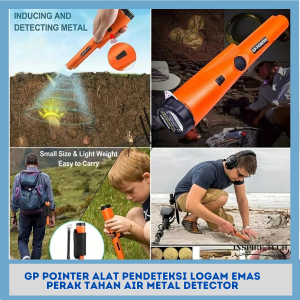GP Pointer Metal Detector Pendeteksi Logam Detektor Emas Harta Terpendam Metal Emas Perak Deteksi Tahan Air
