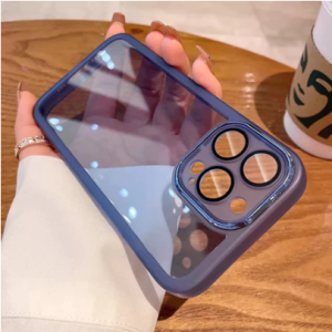 Case Clear Colored + Lens Guard IPHONE 11 12 13 14 14+ 15 15+ 16 16+ PRO MAX PLUS Combination Of Soft And Hard Protection | Case Murah Berkualitas