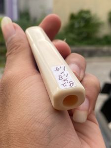 Ringan & Kuat Pipa Gading Polimer 8cm Segilapan Multifungsi untuk Tarps & Tie-Downs