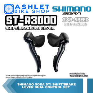 SHIMANO SORA ST-R3000 STI Shift/Brake Dual Control Lever 2x9-Speed Front / Rear Set