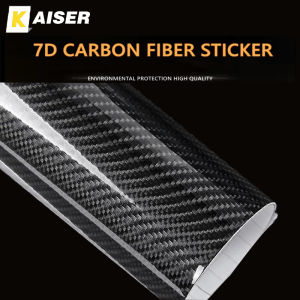 7D/3D Carbon Fiber Sticker Waterproof Vinyl Car Sticker Glossy Matte Black Motorcycle Carbon Sticker