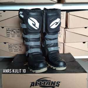 PROMO!!! Sepatu cross Trabas Trail ANRS Sepatu Enduro Bahan KULIT Terbaru Kode 10