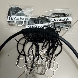 Paketan 15pcs Tali Kaki Burung Crukcuk 5 + Perkutut 5 + Tekukur 5 Tali Ring Burung