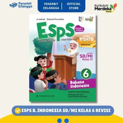 [Erlangga Official] Seri Buku Paket Siswa Sd/Mi Kelas 6 Kurikulum Merdeka Lengkap