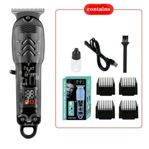 WOLVOL Trimmer Hair Clipper Stainless Steel Lawn Mower Electric Shaver  Barber Shop Hair Cutting Machine