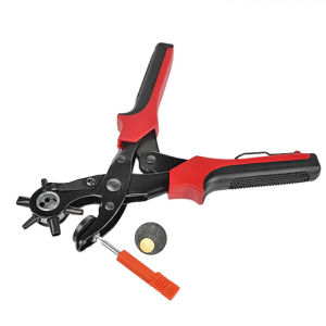 Leather Punch Heavy Duty 6 Hole Punch Multifunction Belt Luggage Products Leather Paper Card Punching Pliers