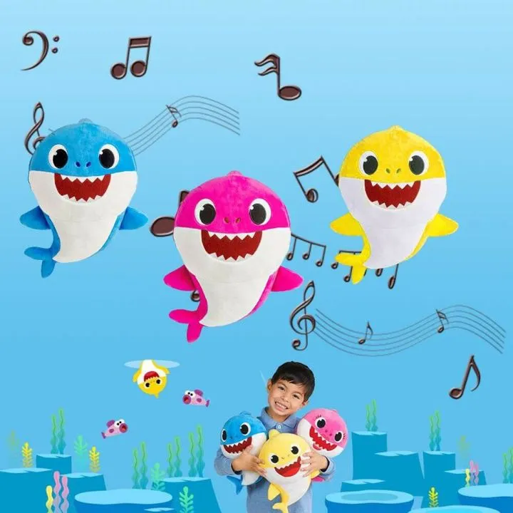 Shark Baby Baby Shark Singing Plush Toy Music Edition Big Mouth