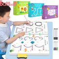 Magical Tracing Book For Kids Early Educational Toys For Kids Workbook Logical Thinking Control Erasable Pen Copybook Practice Drawing Book. 