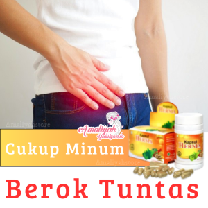 Kapsul Hernia Herbal 100% Original Obat Turun Berok Buah Zakar Nyeri Bengkak Sebelah Kanan Kiri Bpom