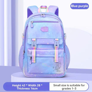 Trendy Dreamlike Girls Kids School Bag Large Capacity Waterproof Children’s School Backpacks Spine Protection Load Reduction Primary Student School backpacks