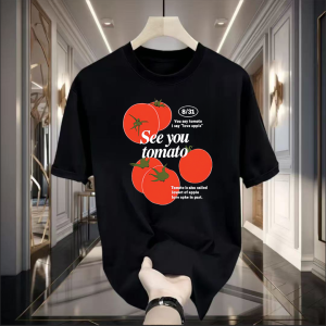 LC.TRADING เสื้อยืดลายยอดฮิต เเฟชั่น มี5 สี ขาว ดำ เเดง ครีม ชมพู่ ให้ได้เลือกใส่ เนื้อผ้าได้มีคุณภาพ สินค้าพร้อมส่ B0273