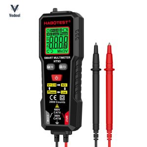 HT93 Digital Multimeter with Auto-Ranging 2000 Counts Volt Ohm Meter and NCV Non-Contact Voltage Detection for Electrical Maintenance