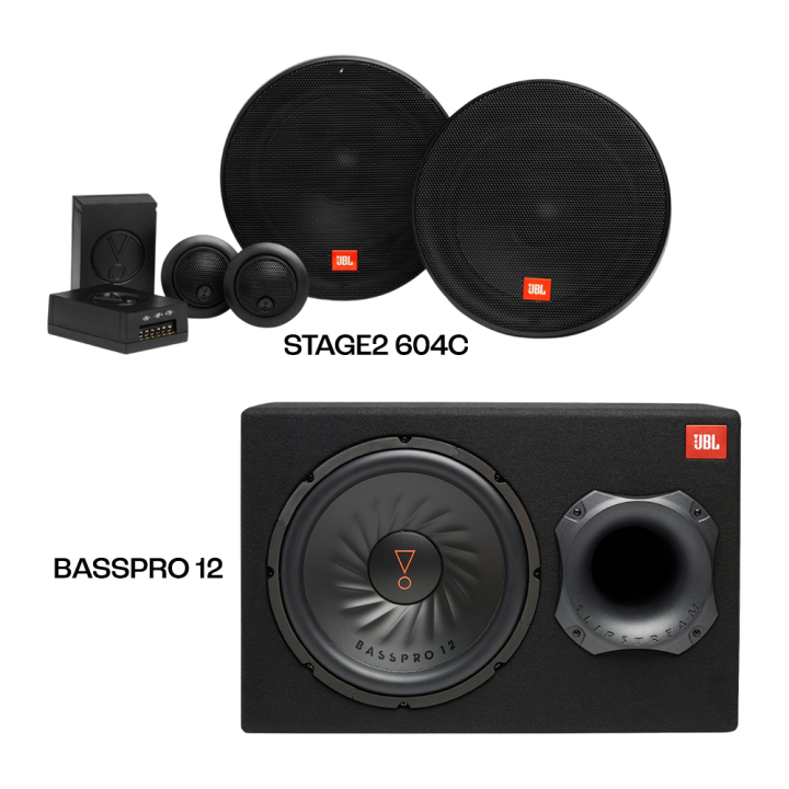 JBL Paket Stage Series BassPro 12 Stage2-604C Audio Mobil