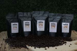[HK] 500G FLAVORED ROBUSTA BEANS DARK ROAST IN RESEALABLE POUCH (LOCAL COFFEE  BEANS OR GROUND)