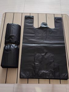 ZH584 Drawstring Style Home Garbage Bag Disposable Kitchen Bathroom Trash Bag Plastic Bag Garbage Bag