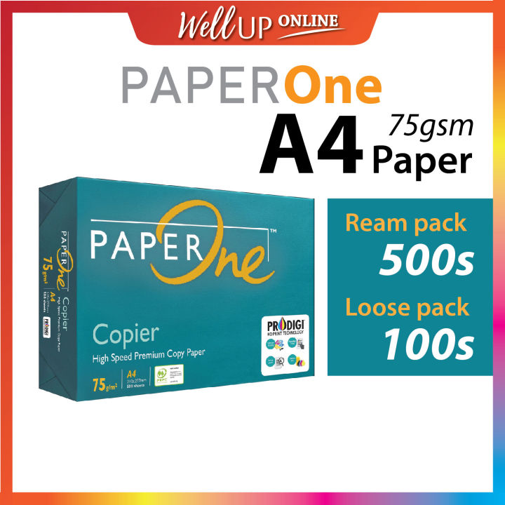 A4 paper Paper One 75gsm - Office paper MURAH | Lazada