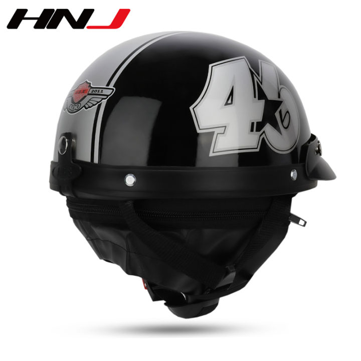 HNJ XT-02 helmet for motorcycle half face for retro helmets and unisex ...