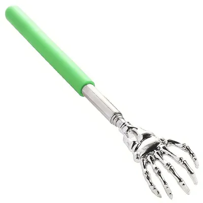 Taidu Skeleton tay ngứa scratcher thép không gỉ mở rộng Dụng cụ mát xa cho Relief lưng