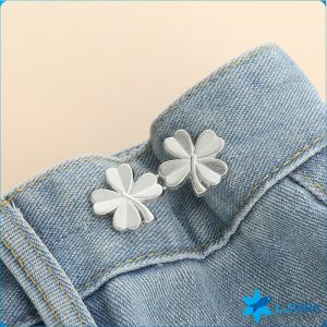 LoviRa Detachable Metal Tighten Waist Button for Women Skirt Pant Jeans Adjustable Waist Clip Clothing Accessories