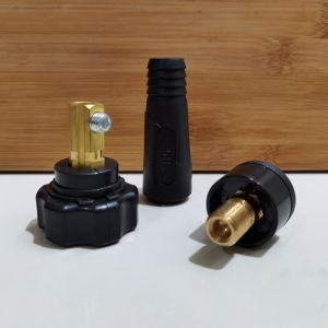 Manila Standard Welding Cable Connector Threaded Plug and Socket Set DKJ 10-25 250A 315A