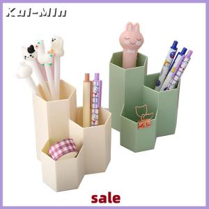 Kui-Min 3 Lattices Cosmetic Make-up Brush Storage Box Table Organizer Make Up Tools Box