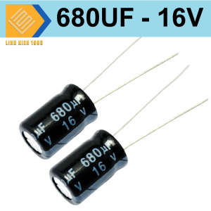 ( 10 CON ) Tụ 680uf 16V tụ hóa 680uf16V