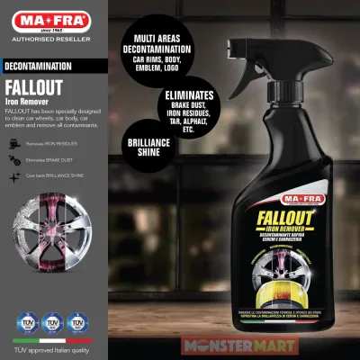 Mafra Fallout Iron Remover Cleaner (Decontamination cleaning for Car Wheel Rims Body Paintwork Trimmings Emblem)