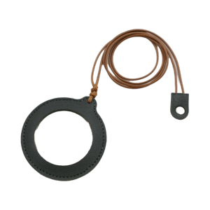 GINKG Simple Magnifier with Protective Case Leather Strap Portable Leather Necklace Magnifying Glass Vintage Vintage Reading Magnifier Reading Maps