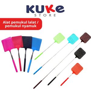 KUKE Raket Alat Pemukul Tepukan Lalat Stainless Manual Fly Swatter Pembasmi Serangga Serbaguna