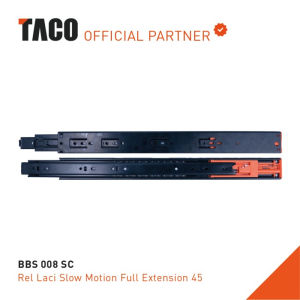1 Set (2Pcs)-Rel Laci Slow Motion TACO Double Track BBS 008 Full Extention FE45mm