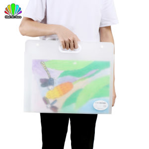 A2/A3 File Folder Organizer Drawing Bag A3 Portable Paper Storage Bag Waterproof 4K/8K Drawing Paper Collection Book Can Hold 240 sheets