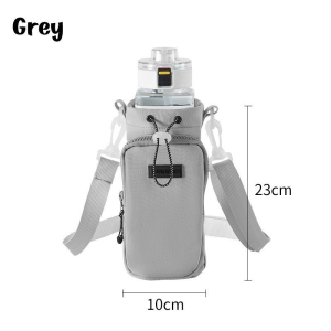 800-1000ML Water Bottle Carrier Bag Collapsible with Shoulder Strap Tumbler Bottle Cup Carry Holder