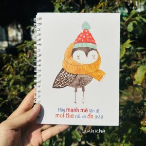 Sổ Tay Notebook Phong Cách Sống - Hãy Mạnh Mẽ Lên Đi Mọi Thứ Rồi Sẽ Ổn Thôi (gáy lò xo) Minh Long Book