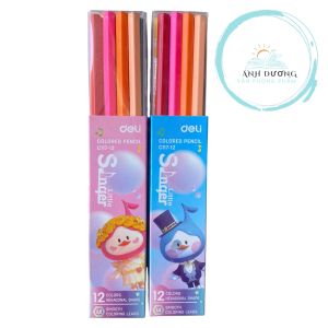 Bút chì màu Deli C117-12 - bút chì màu 12 màu tươi sáng